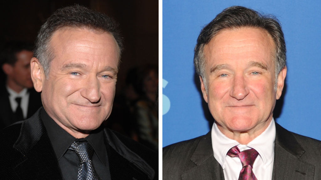 Robin Williams in 2006 and 2013