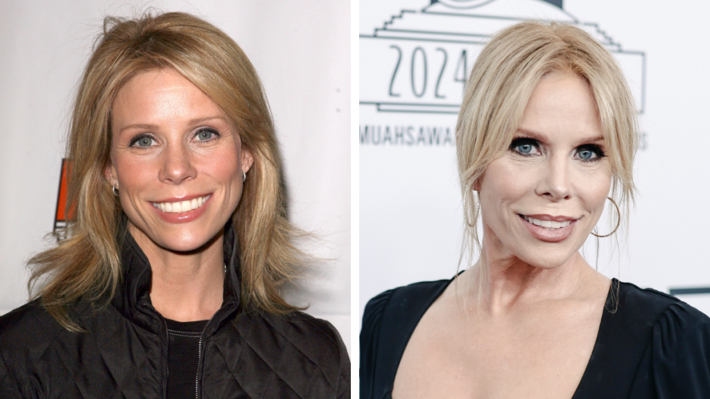Cheryl Hines in 2006 and 2024