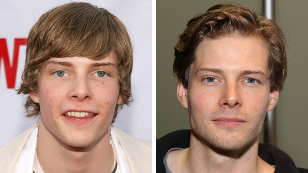 Hunter Parrish in 2006 and 2018