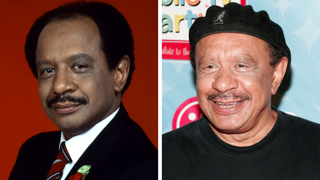 Sherman Hemsley in 1980 and 2007