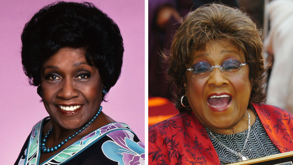 Isabel Sanford in 1977 and 2004