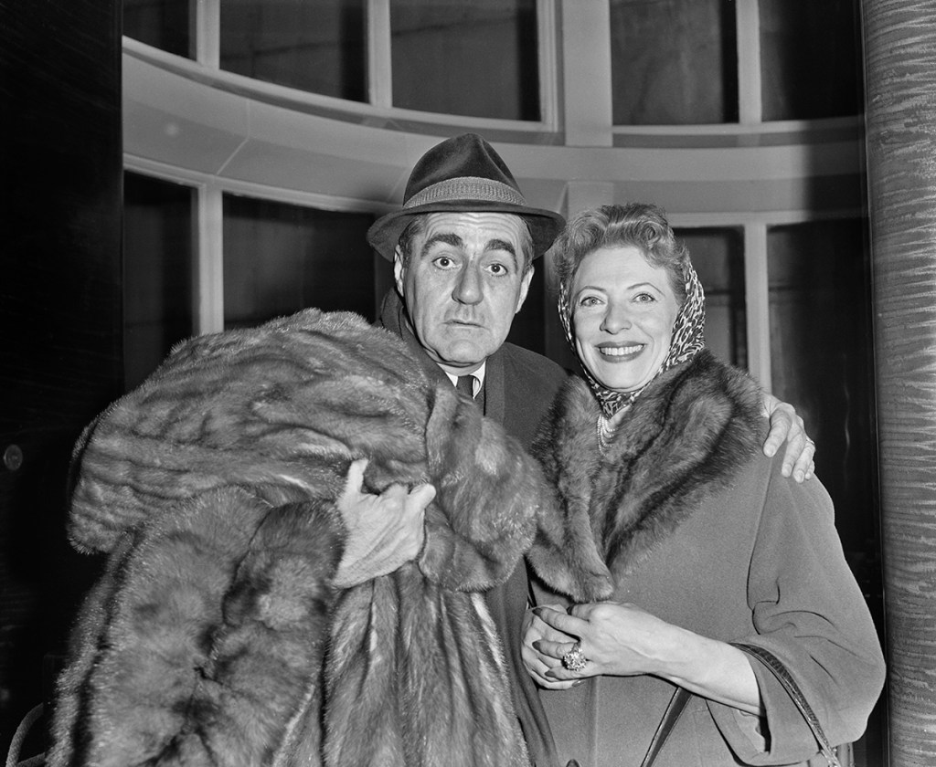 Jim Backus and wife Henny