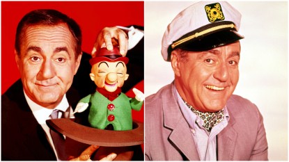 Jim Backus with Mr. Magoo and as Thurston Howell III on Gilligan's Island