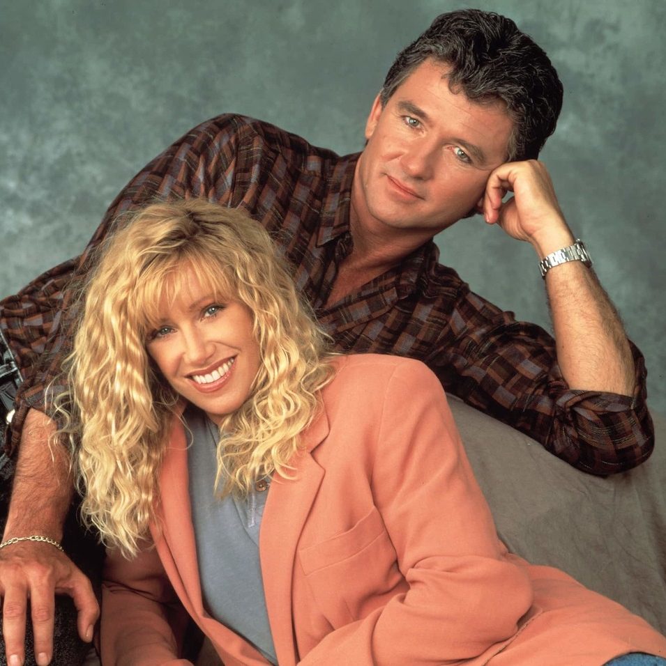 Patrick Duffy and Suzanne Somers in Step by Step, 1990s