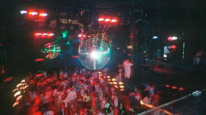 View of Studio 54 disco club; 70s disco songs