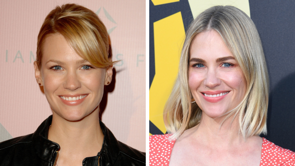 Mad Men Cast: January Jones in 2008 and 2021