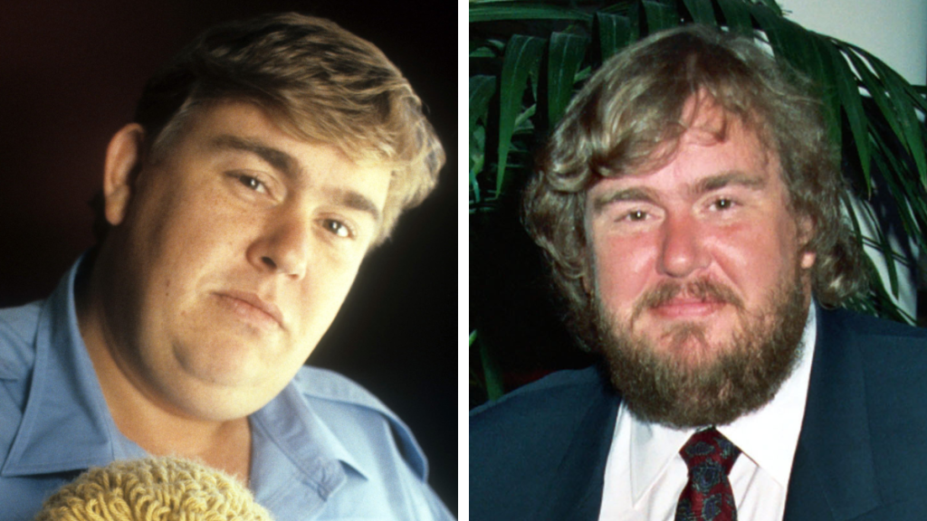 John Candy in 1985 and 1993