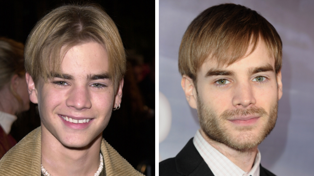 David Gallagher in 2000 and 2011