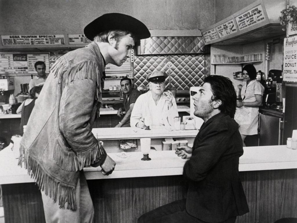Jon Voight and Dustin Hoffman, Midnight Cowboy, 1969