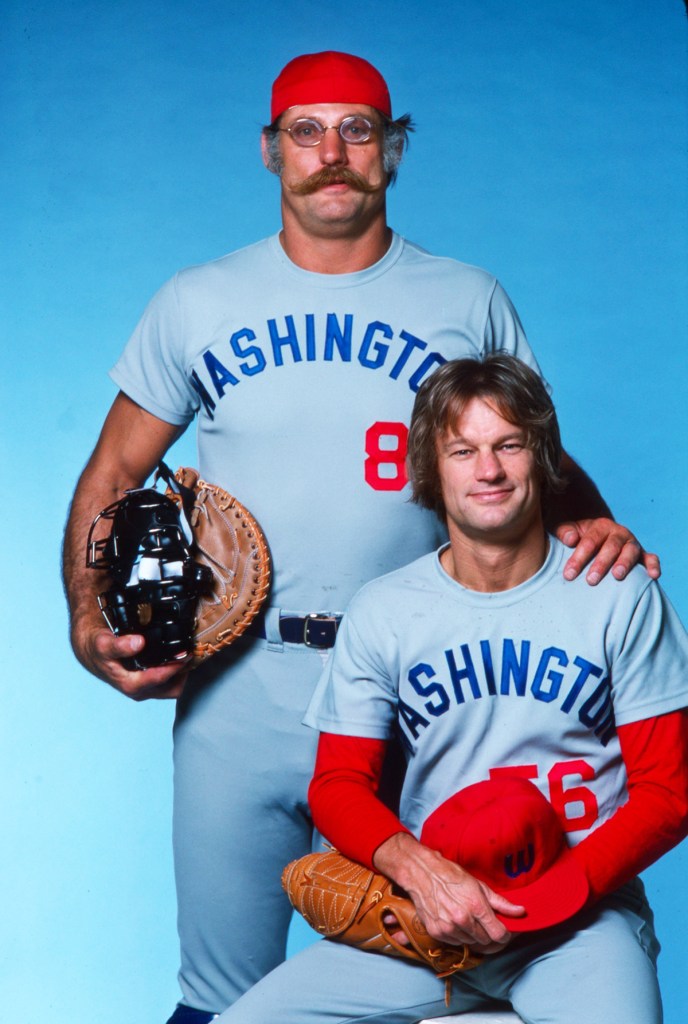 1970s TV Sitcoms: Ben Davidson and Jim Bouton in 1976's Ball Four
