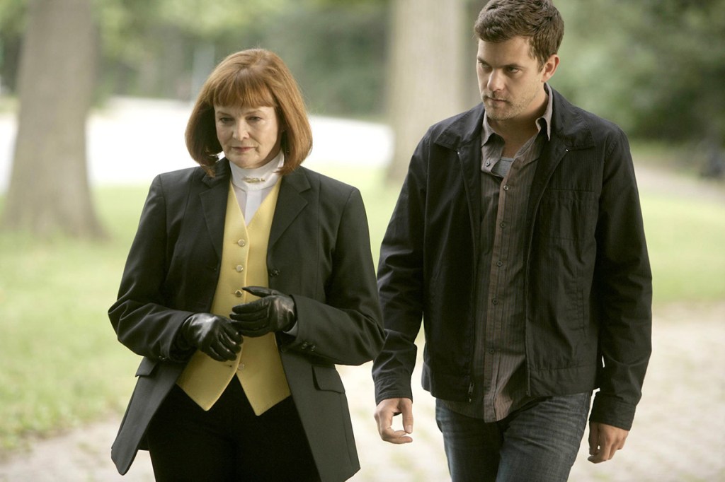 Blair Brown and Joshua Jackson in 2008 episode of Fringe