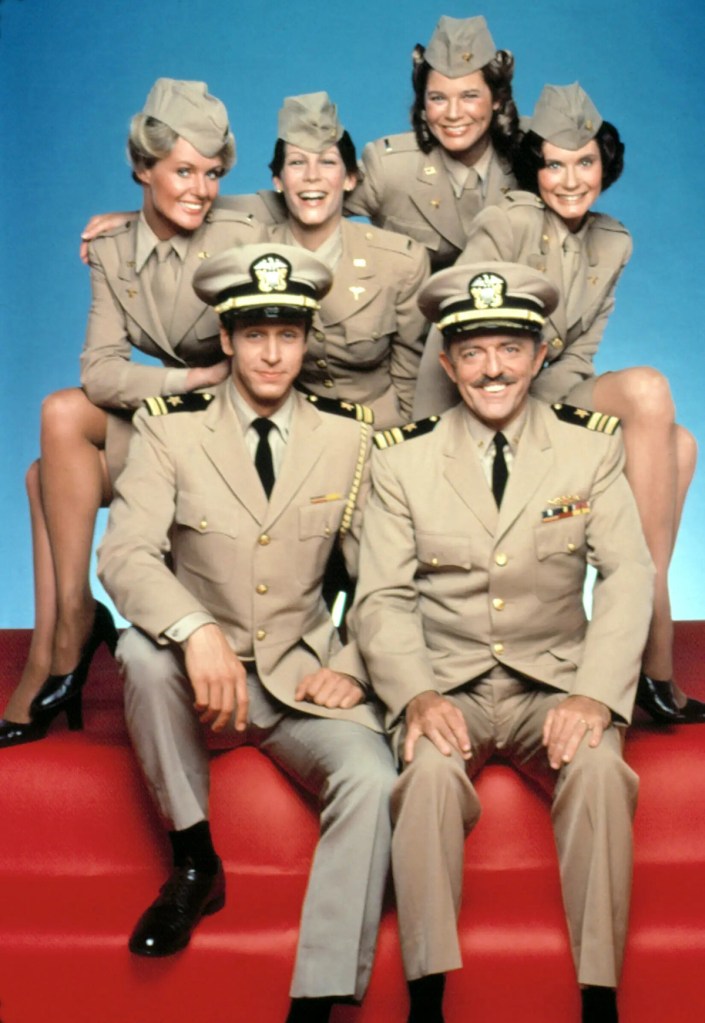 Jamie Lee Curtis and John Astin lead the cast of Operation Petticoat, 1977
