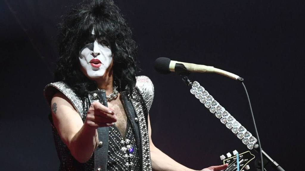 Paul Stanley pointing at camera