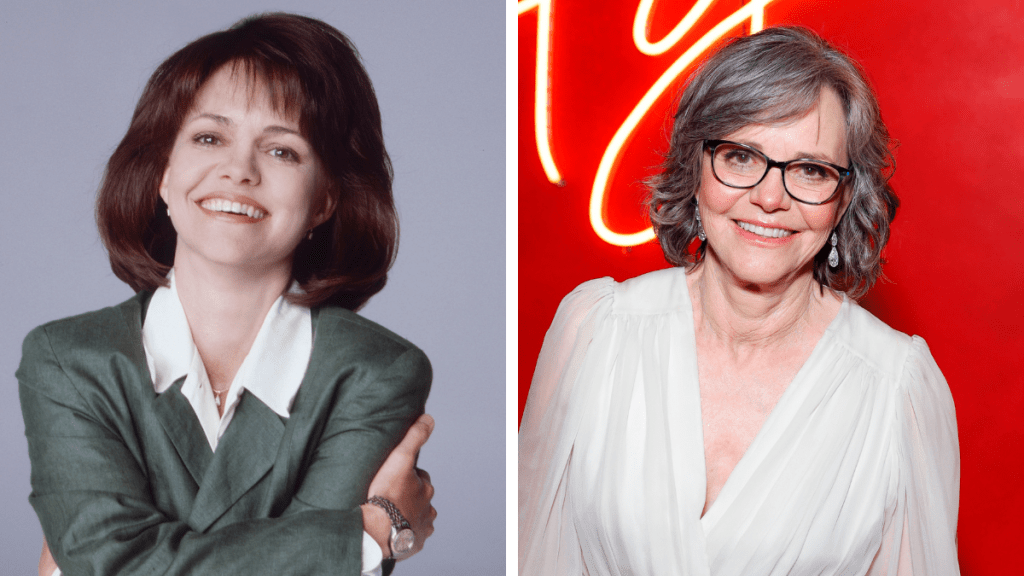 Sally Field in 1989 and 2024