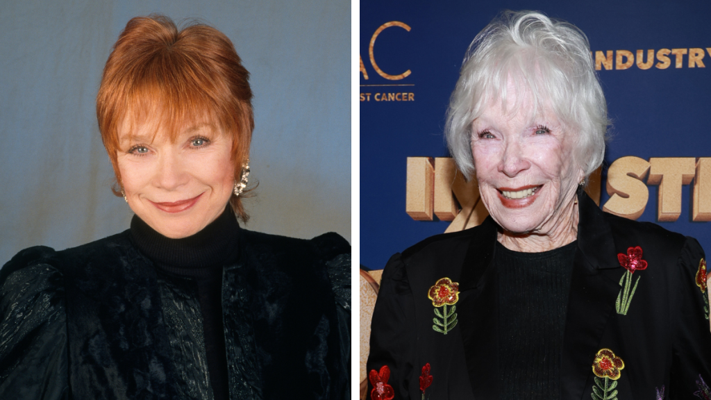 Shirley MacLaine in 1989 and 2023