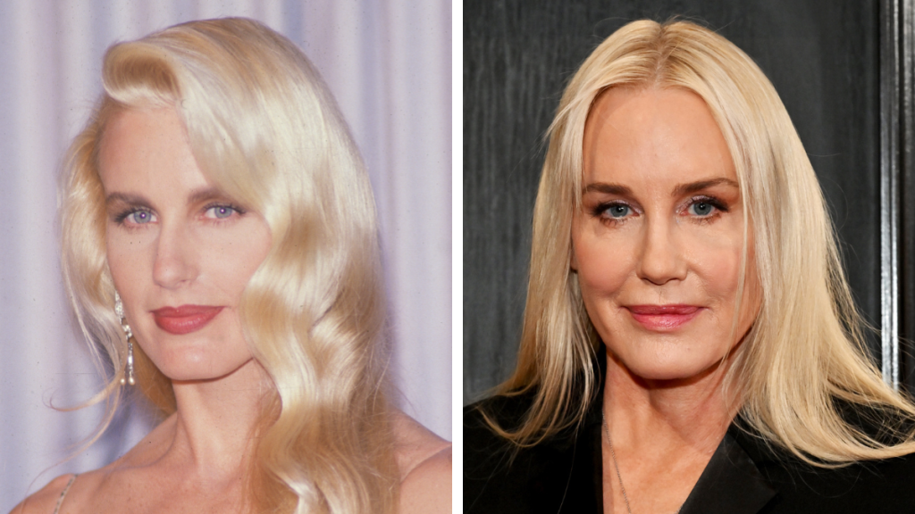 Daryl Hannah in 1988 and 2023