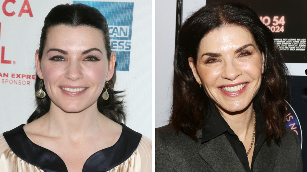 Julianna Margulies in 2009 and 2024