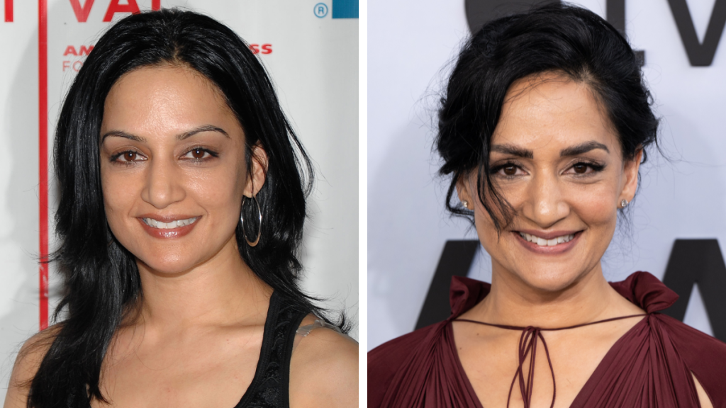 Archie Panjabi in 2010 and 2023