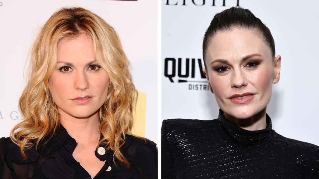 Anna Paquin in 2009 and 2024
