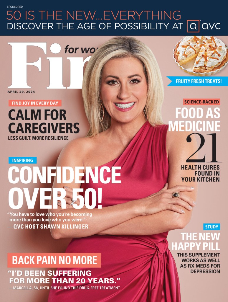 Shawn Killinger on the cover of FIRST for Women