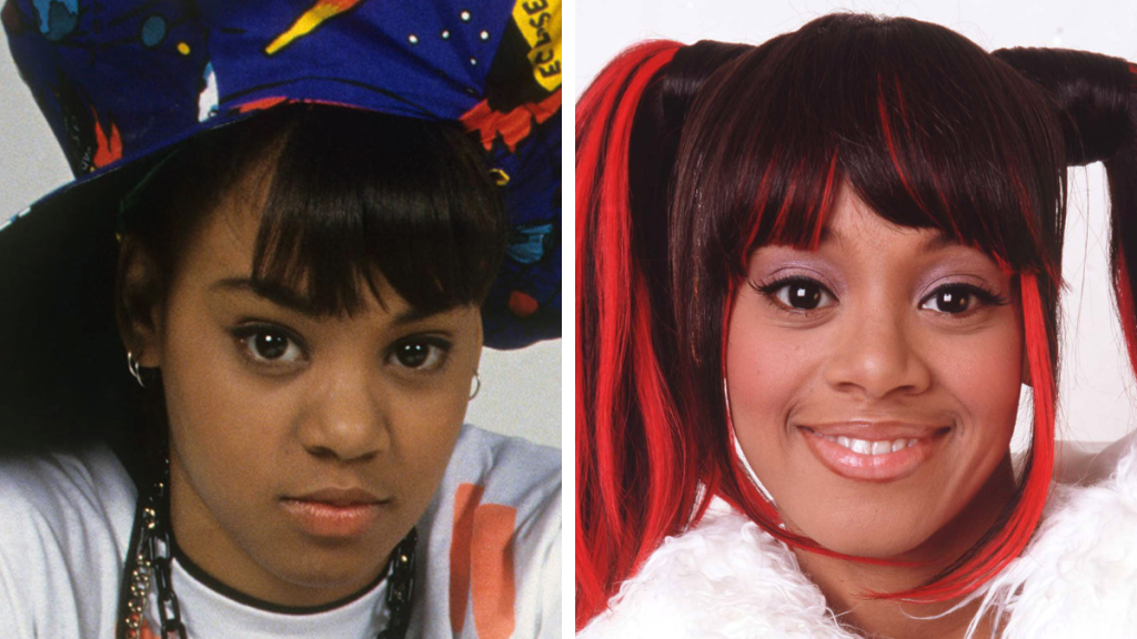 Left Eye in 1992 and 2002