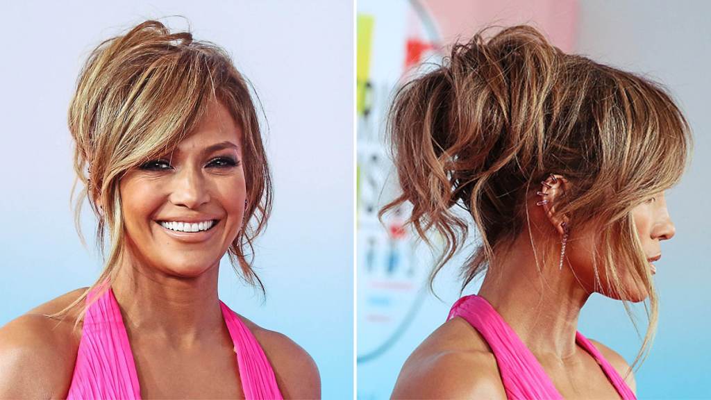 Jennifer Lopez topknot