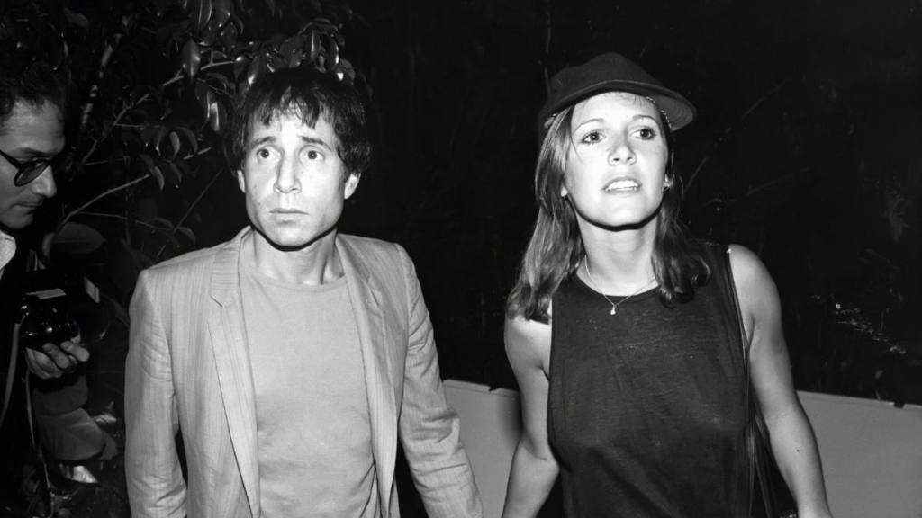The actress and Paul Simon in 1980