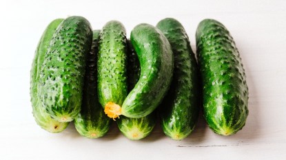 Whole cucumbers