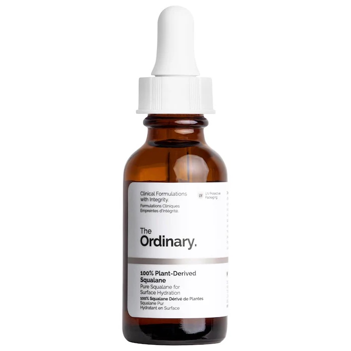 The Ordinary 100% Plant-Derived Squalane, a product that helps you get the squalane skin benefits