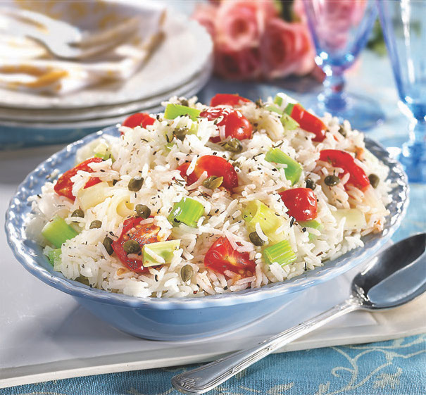 Tomato-Leek Parmesan Rice with capers