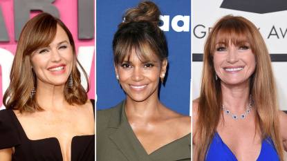 Celebrities over 50 with bangs
