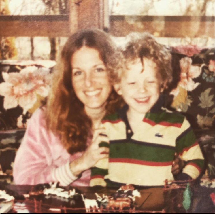 cole hauser with his mom