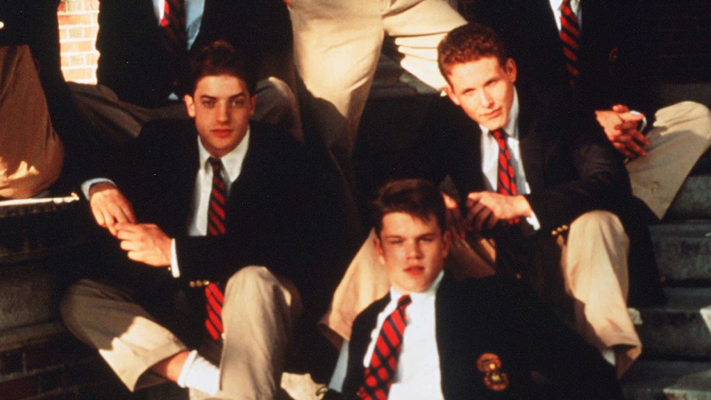 Brendan Frasier, Matt Damon and Cole Hauser in School Ties movie