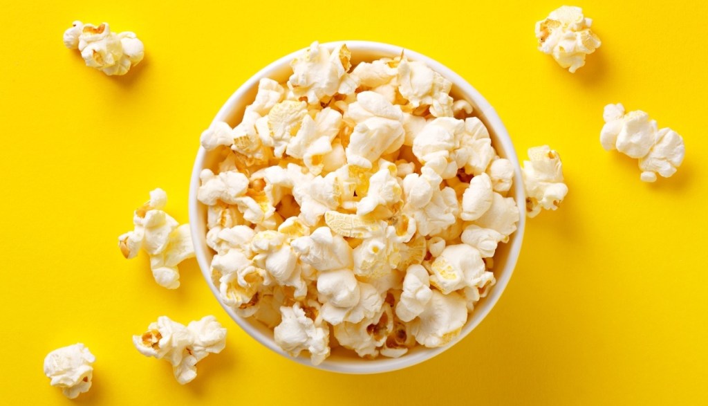Popcorn to help get rid of heartburn at night