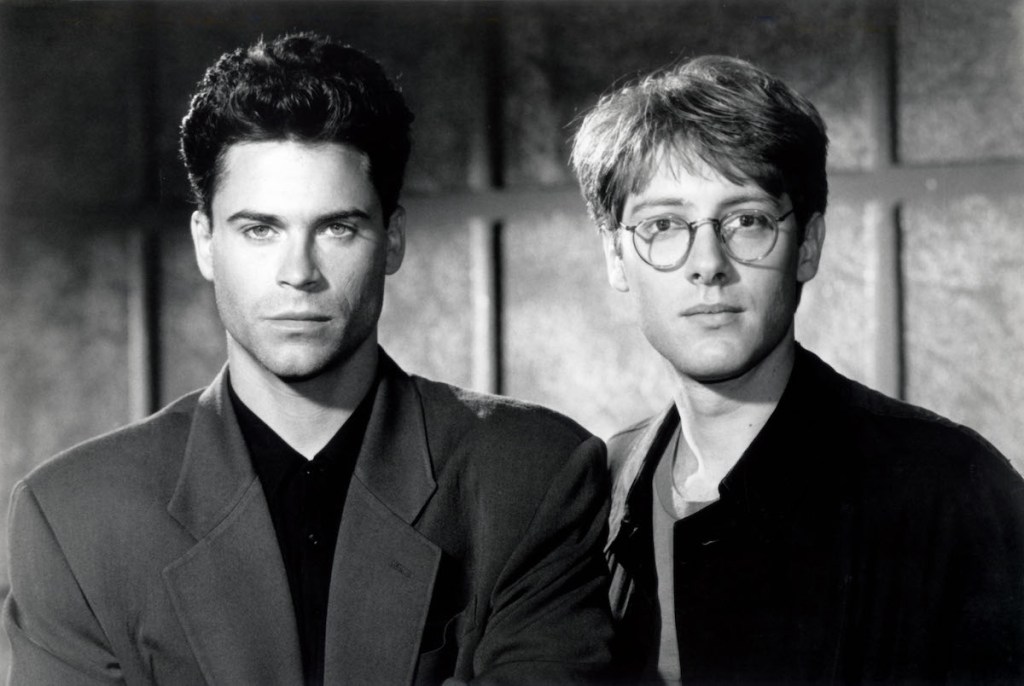 Rob Lowe and James Spader in Bad Influence (1990)