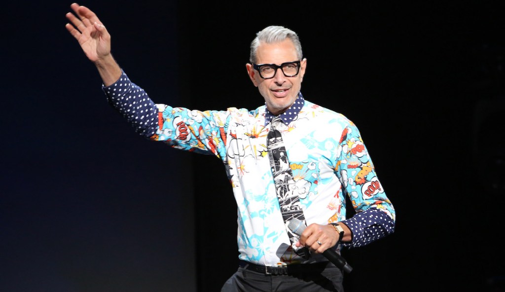 Jeff Goldblum at a showcase event for 'The World According to Jeff Goldblum' in 2019