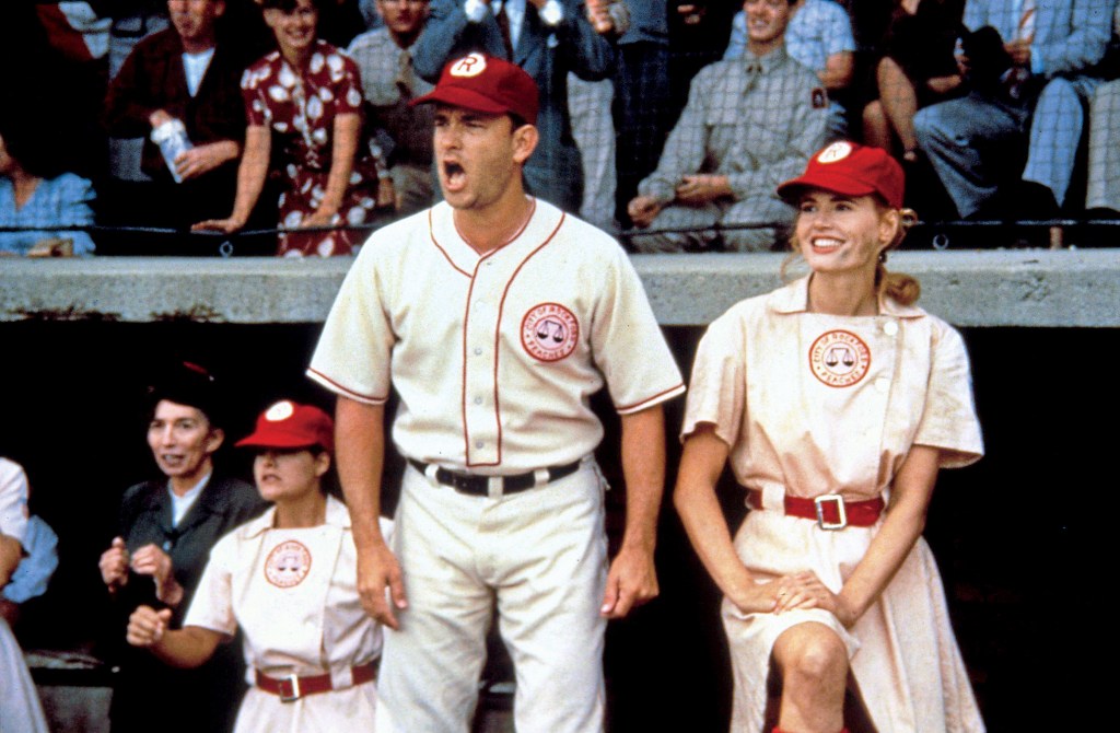 Geena Davis, Tom Hanks, 'A League of Their Own,' 1992