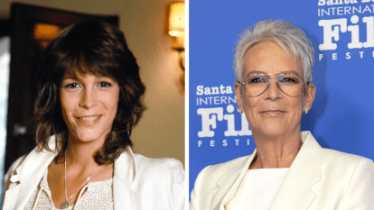 Jamie Lee Curtis then and now