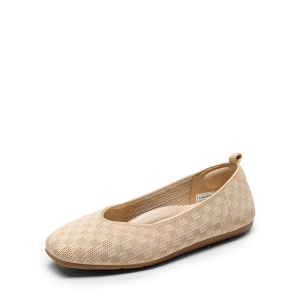 Dream Pairs checkered nude flats, Comfortable flats for women