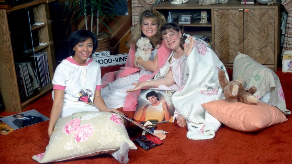 Kim Fields, Lisa Whelchel and Mindy Cohn of 'The Facts of Life' cast in the '80s