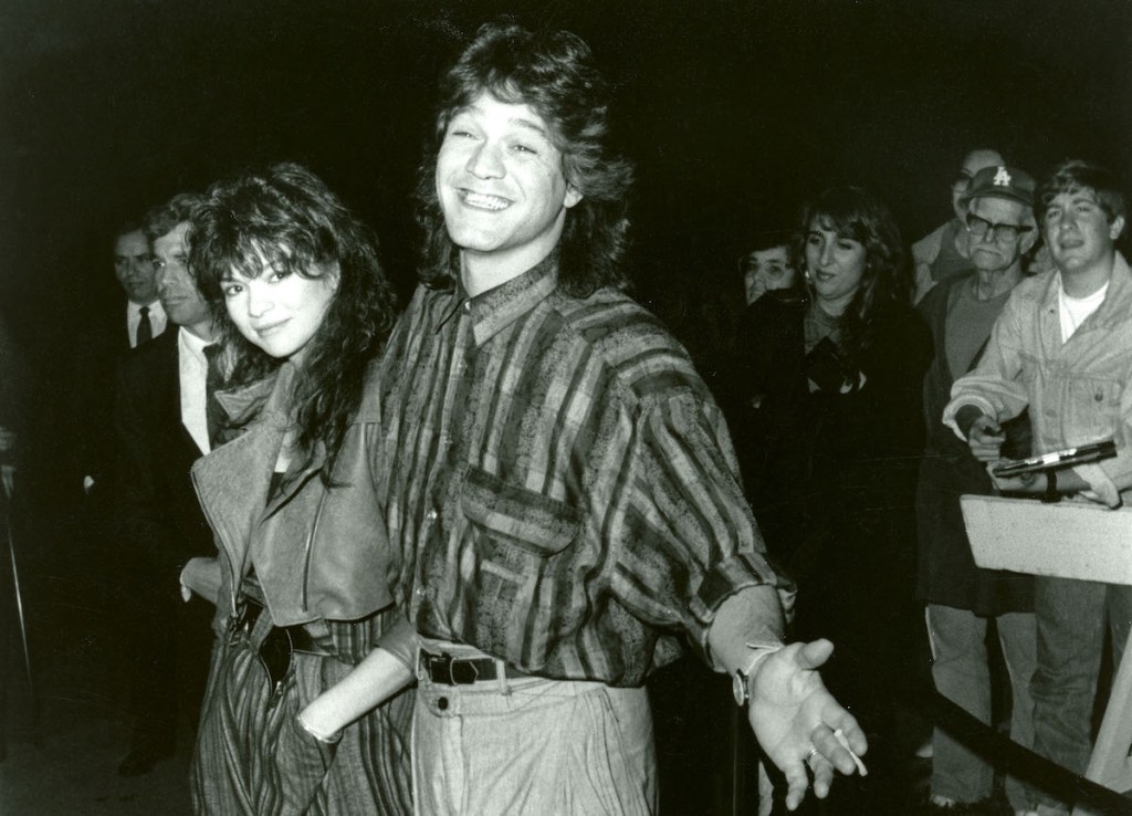 Valerie Bertinelli and Eddie Van Halen in 1985