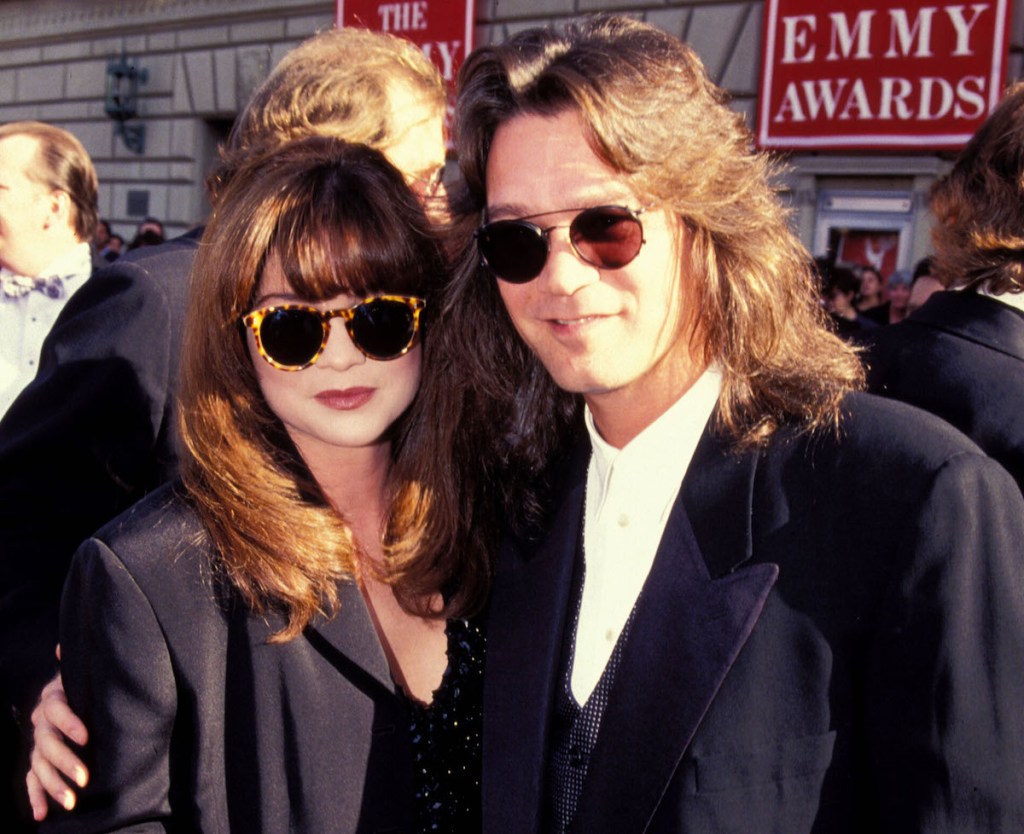 Valerie Bertinelli and Eddie Van Halen in 1995