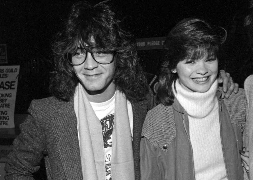 Eddie Van Halen and Valerie Bertinelli in 1983
