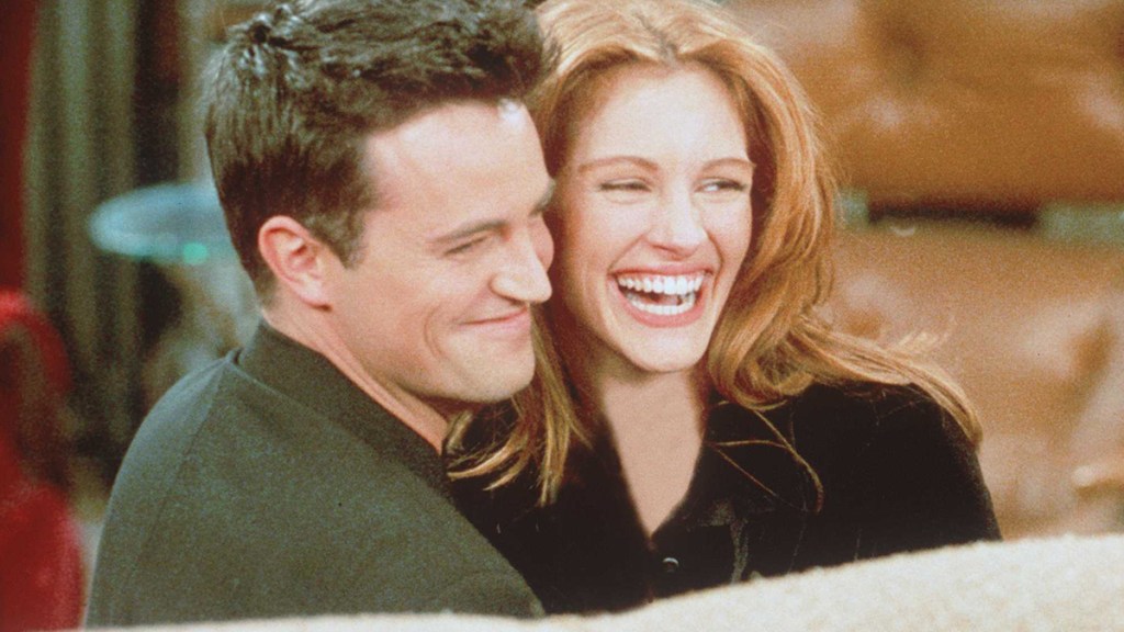 Matthew Perry with Julia Roberts