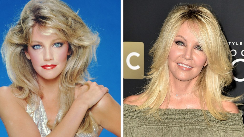 Heather Locklear Left: 1981; Right: 2016