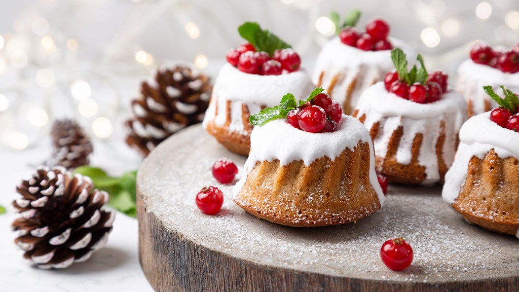 A recipe for a Eggnog Mini Bundt Cakes as part of a guide describing what it tastes like and its uses