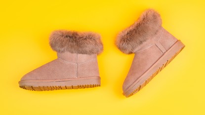 pair of pink Ugg boots: How to clean boots