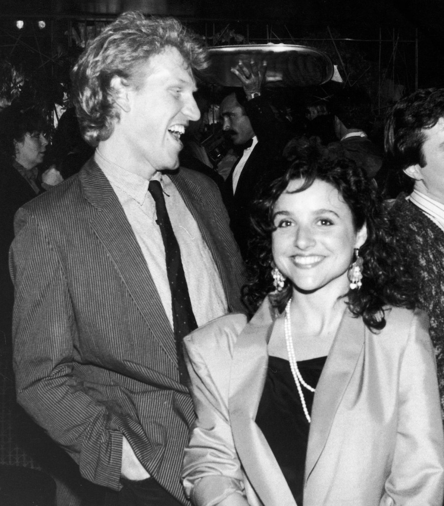 Brad Hall and Julia Louis-Dreyfus in 1984