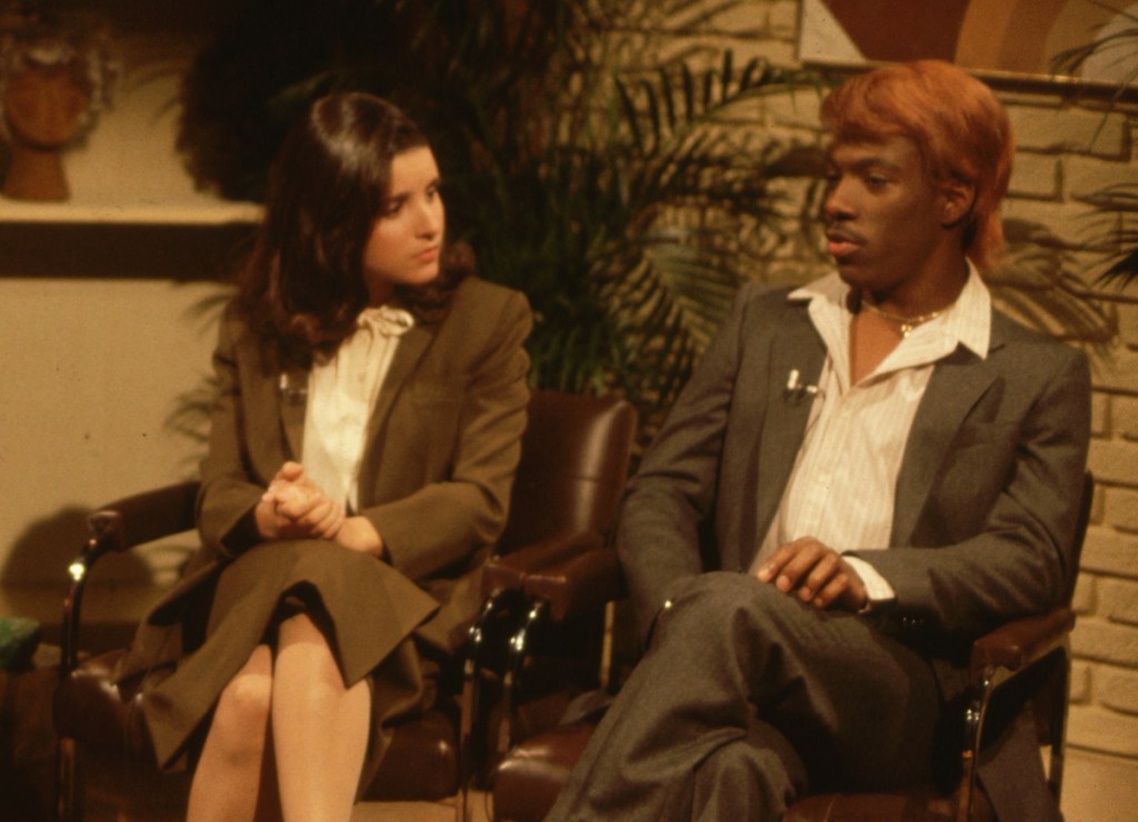 Julia Louis-Dreyfus and Eddie Murphy on 'Saturday Night Live,' 1983