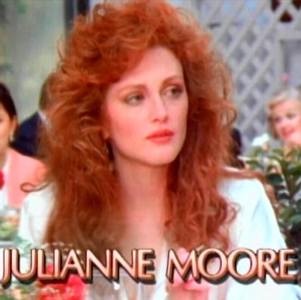 Julianne Moore in 'As the World Turns,' '80s